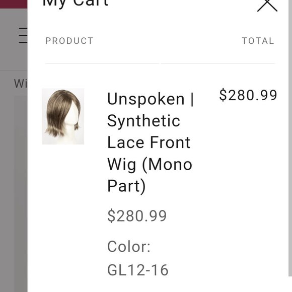 Gabor Wig "Unspoken", NWT, Dark Chestnut, Lace Front - Picture 8 of 8